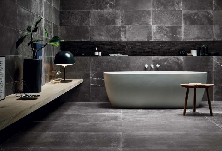 couleurs et matériaux pour une salle de bain